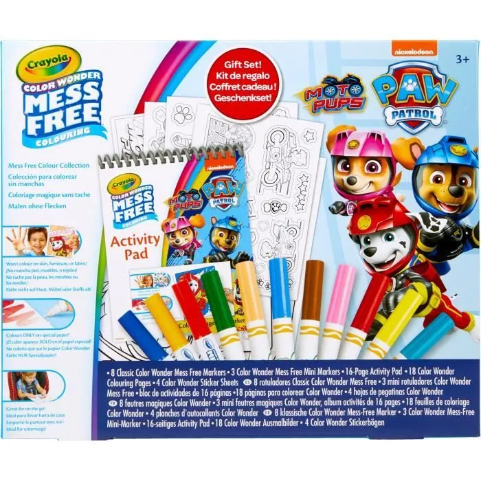 Coloriage - CRAYOLA - Coffret Pat' Patrouille - Activités Color Wonder sans dégâts! Dès 3 ans-3