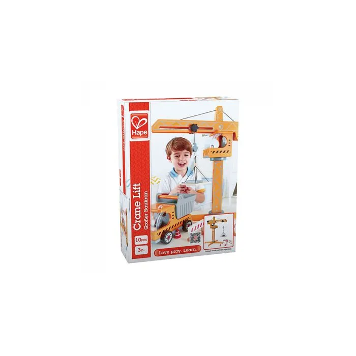 Grue - HAPE - Méga grue super robuste - Jaune - Mixte - A partir de 3 ans-3