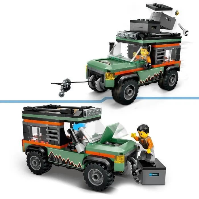 LEGO City 60447 Le camion 4x4 tout-terrain - Jeu de construction pour garçon dès 6 ans-2