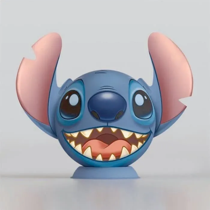 Puzzle 3D Ball Disney Stitch 72 pièces, Dès 6 ans, Ravensburger, 11574-2