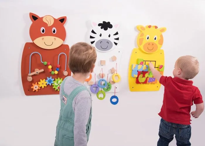 Viga Toys - 3 Panneaux d'activités muraux - COMMOTION-4
