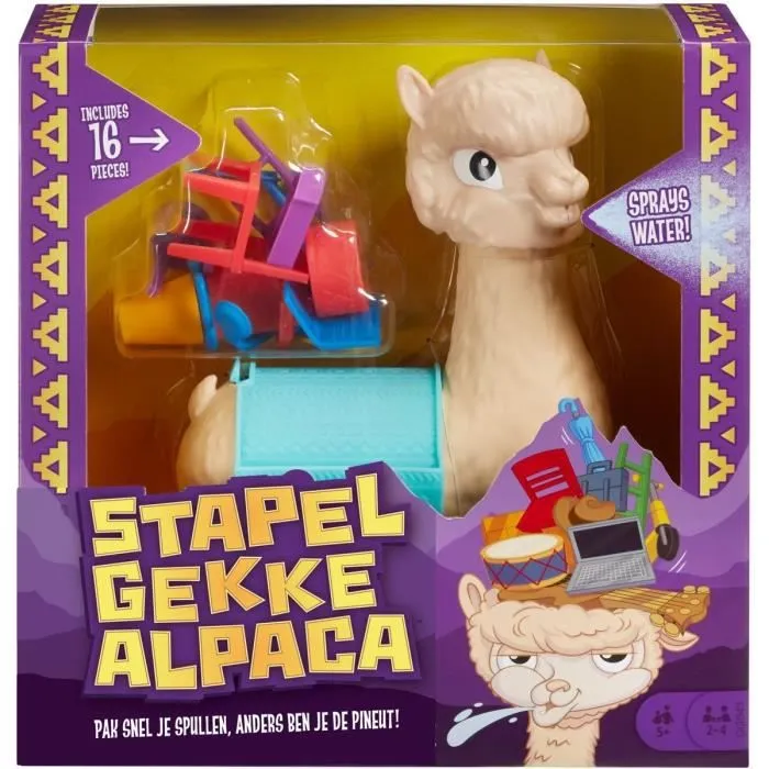 Jeu de plateau - MATTEL - Stacked Alpaca - Blanc - Mixte - Multicolore-3