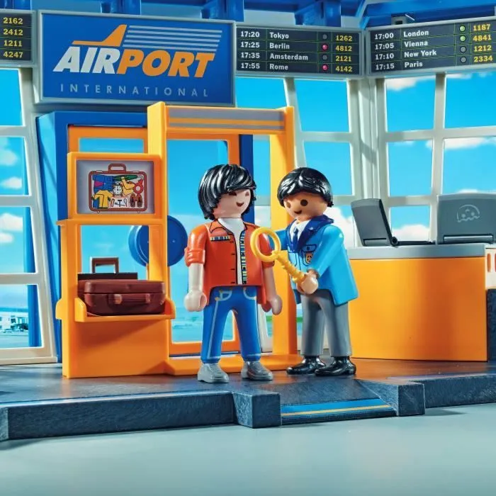 Aéroport et avion - PLAYMOBIL - 71153 - 146 pièces - Dès 4 ans - Multicolore-4