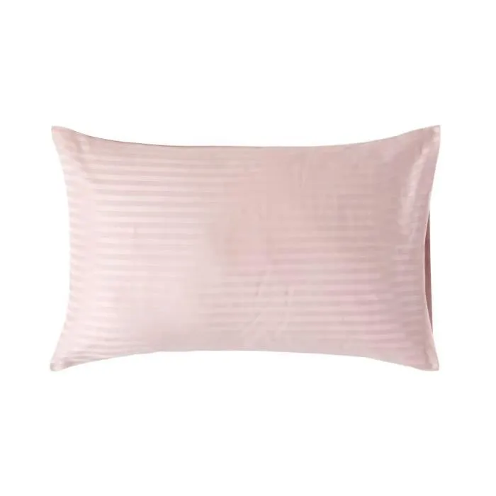 Taie d'oreiller en satin de coton égyptien Violet 330 fils 50 x 75 cm-0