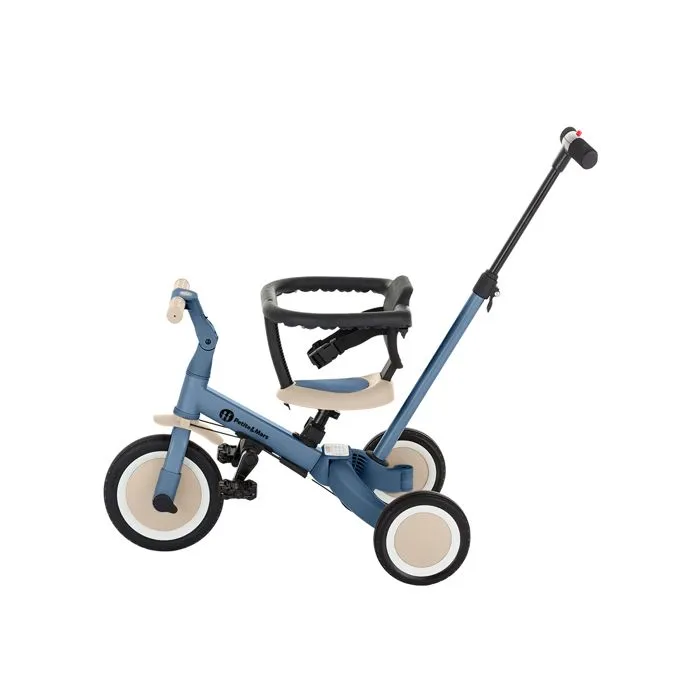 PETITE&MARS Tricycle Enfant Multifonctionnel 5en1 Turbo  Ocean Blue-2