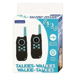 LEXIBOOK Talkies-walkies noirs 5 kilomètres de portée-4