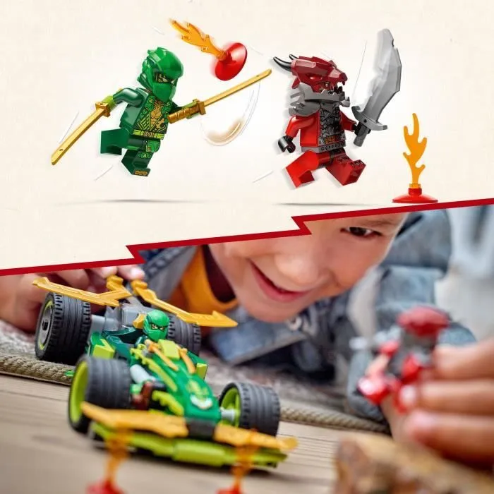 LEGO NINJAGO 71828 La voiture de course à rétrofriction de Lloyd - Jouet de construction-4