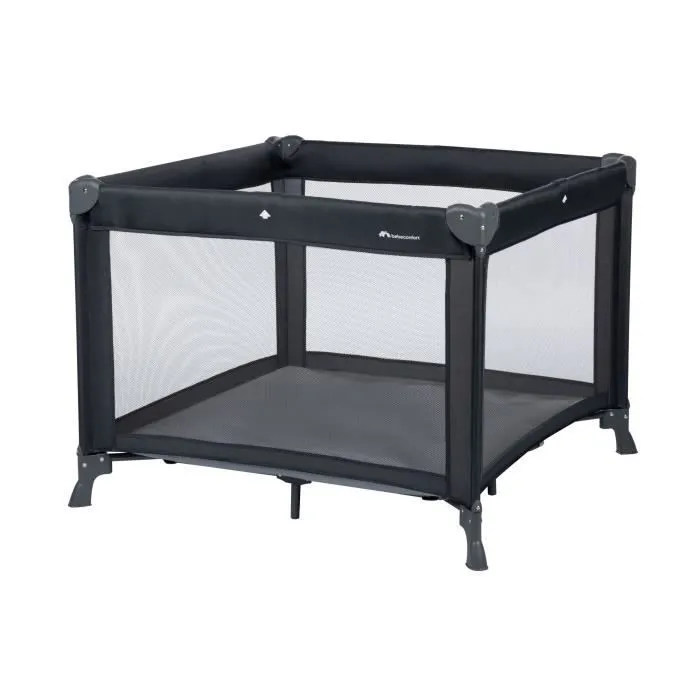 BEBECONFORT Lit/Parc bébé CIRCUS, De la naissance à 3ans (jusqu'à 15kg), Mineral Graphite-0
