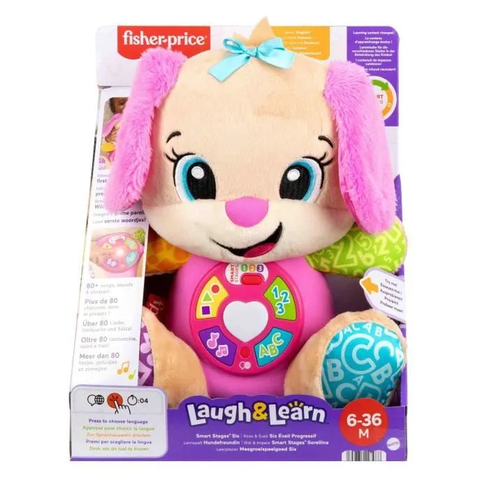 Fisher-Price-Rires Et Éveil-Sis Éveil Progressif-Peluche Musicale JFD31-2