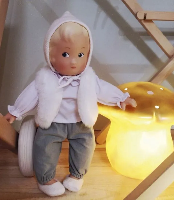 Lampe à poser / Veilleuse LED Champignon Doré Egmont Toys - H20cm / Ø 26cm-0