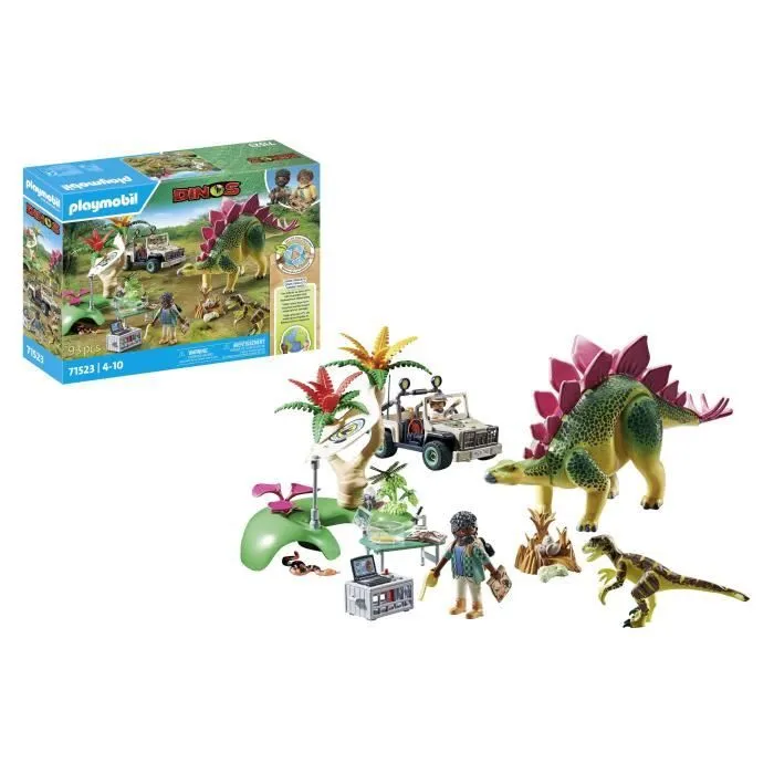 PLAYMOBIL 71523 Campement des explorateurs dinosaures-2