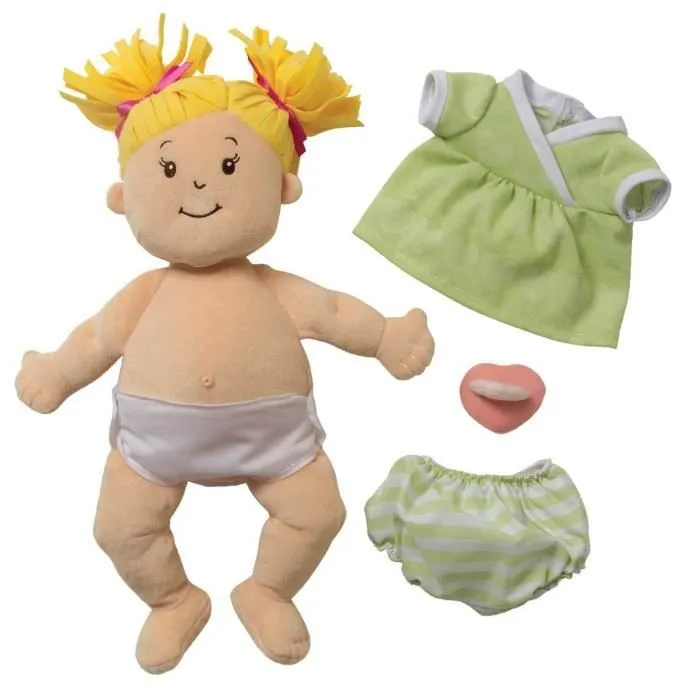 Manhattan Toy poupée Stella girls 38,1 cm blonde en textile 4 pièces-1