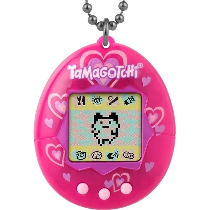BANDAI - Tamagotchi - Tamagotchi original - Lots of love - animal électronique virtuel avec écran couleur, 3 boutons et jeux --1