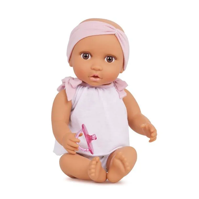 Poupon Babi - BAB7225Z - Poupee bebe Fashion 14" Baby Doll W/2PC Body Suit - Pink Headband, , Moyen-0