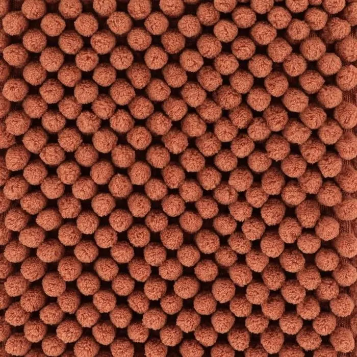 TENDANCE - Tapis de salle de bain Cuivre en Microfibre Boules 50 x 80 cm-2