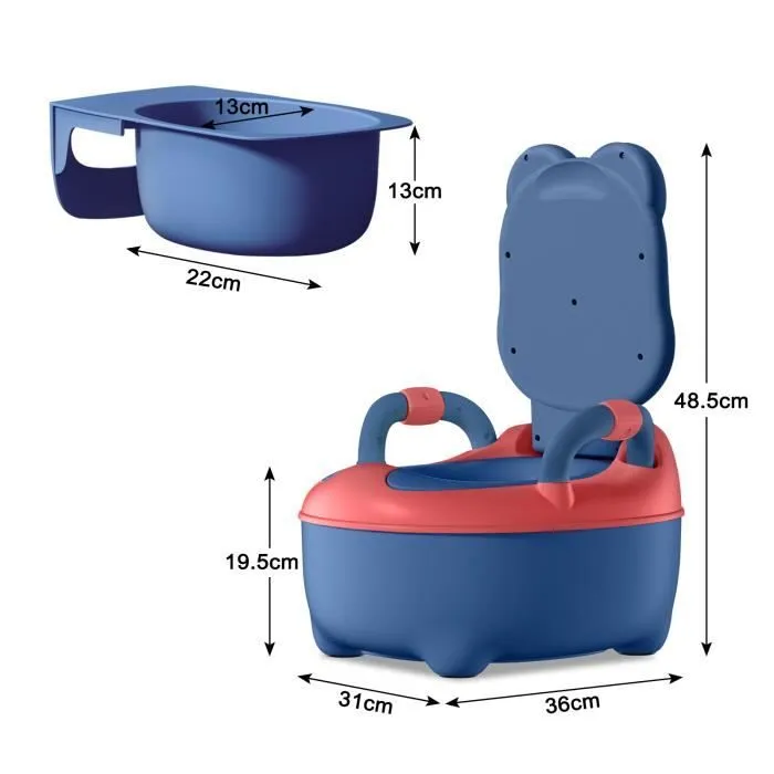 YRHOME Pot bébé professionnel Pot de toilette Toilet Trainer Pot de toilette pour enfants Pot de toilette Siège de toilette