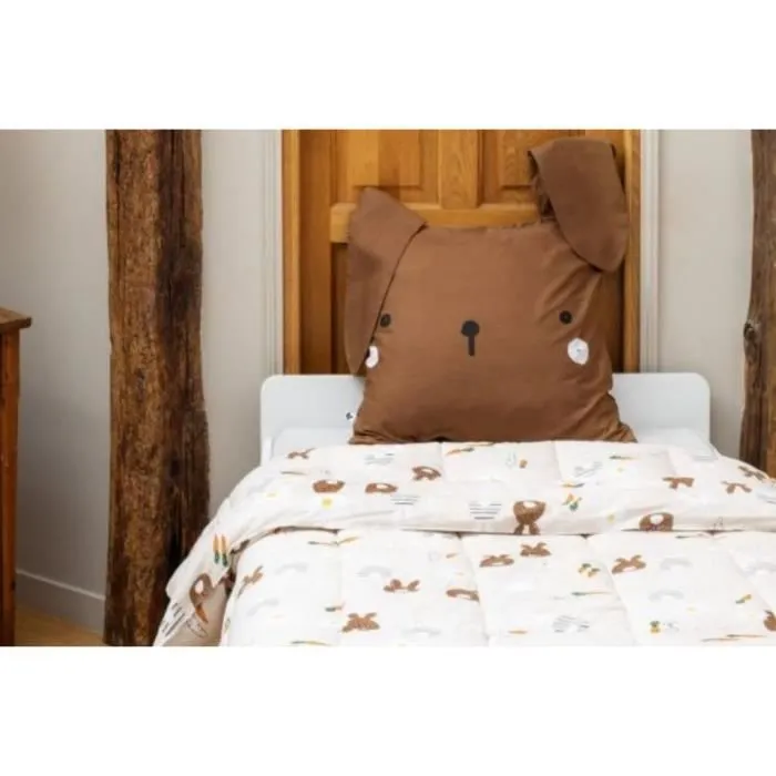 Couette - EASY DORT - Pompon Lapin - 240x260 cm - Coton - Oeko-Tex - Lavable-3