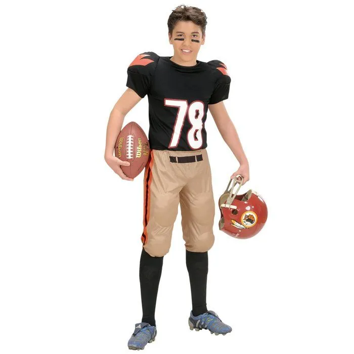 Déguisement footballeur américain garçon - Multi - Taille 11 à 13 ans-0