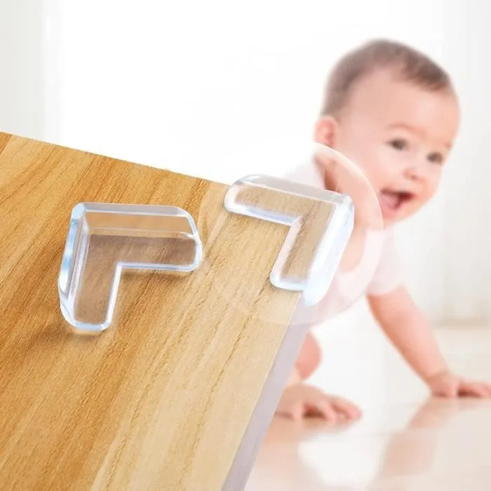 Protection Coin de Table Bébé - 12pcs - Transparent - Angle Meuble - Enfants-0