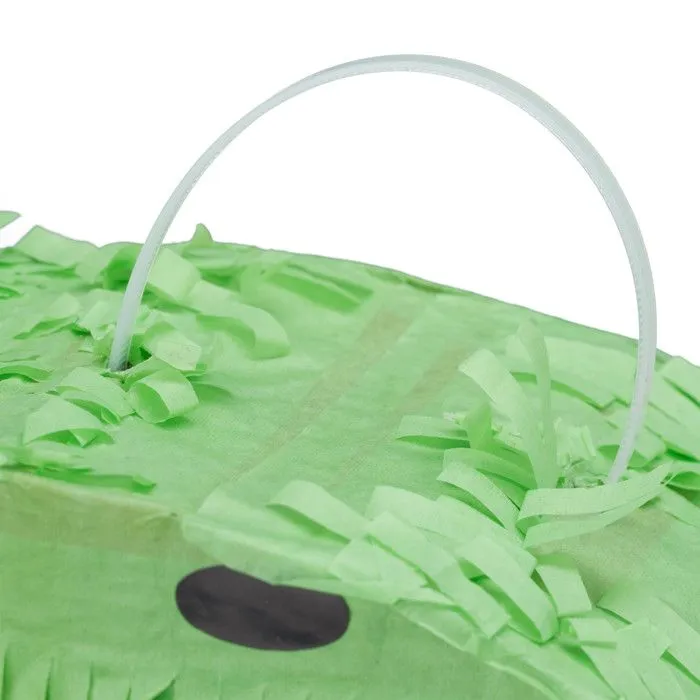 Relaxdays Pinata dinosaure, à suspendre, pour enfants, anniversaire, à remplir, décoration, vert-5