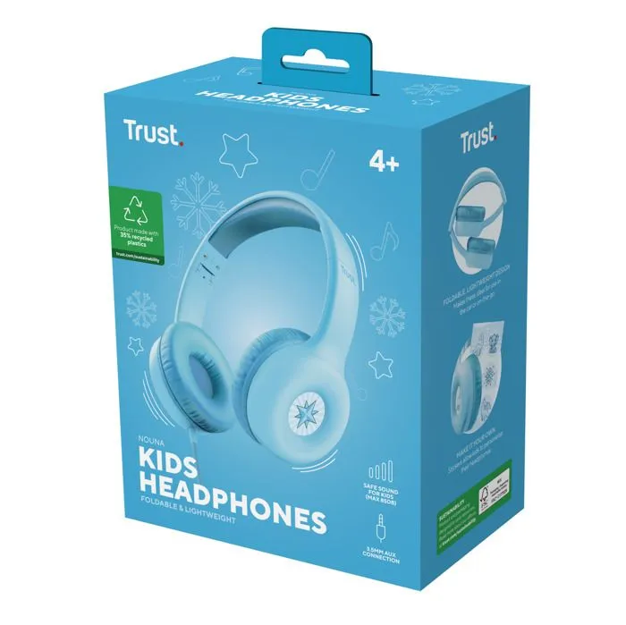 Casque audio enfant - Trust - 25278 - Volume limité à 85 dB - Design coloré - Autocollants personnalisables-5
