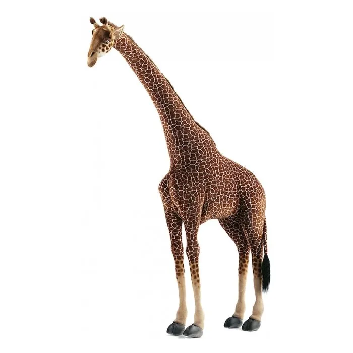 Peluche - Hansa - Girafe géante en tissus jacquard - 165cm-0