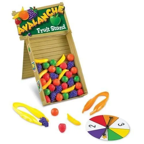 Learning Resources Jeu De Motricité Fine Et De Couleurs Avalanche Fruit Stand De - LER5070-0