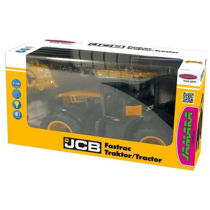 Tracteur JCB Fastrac télécommandé 1:16 - Jamara - Blanc/Multicolore - Pour enfant dès 5 ans-2