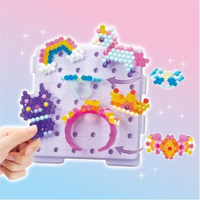 Mallette d'artiste - AQUABEADS - 31914 - 1400 perles multicolores-7