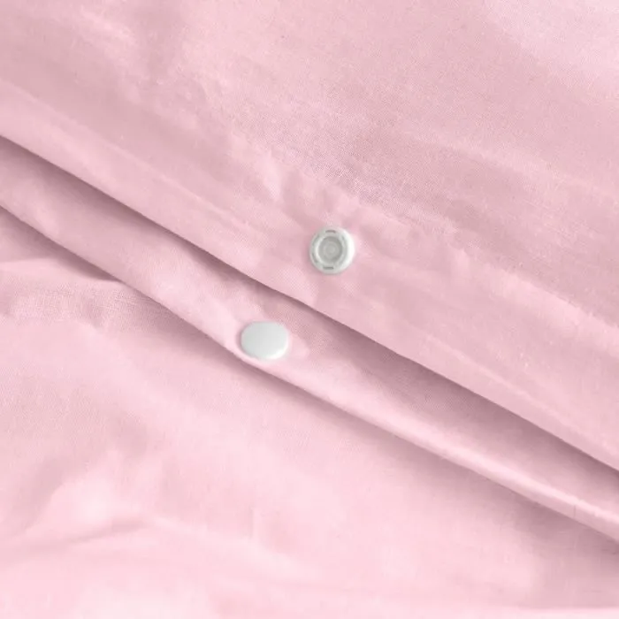 basic basic housse de couette 200x200 rose pâle-1