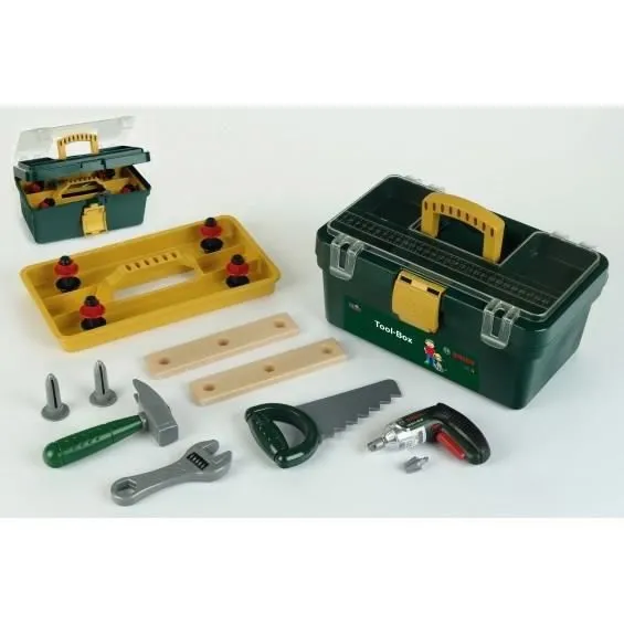 BOSCH - Jouet - Caisse à outils avec visseuse pour enfant-4