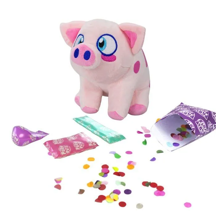 Peluche Rocco giocattoli - PPDBS001-PI - Party Pets Disque Ball Piggy-2