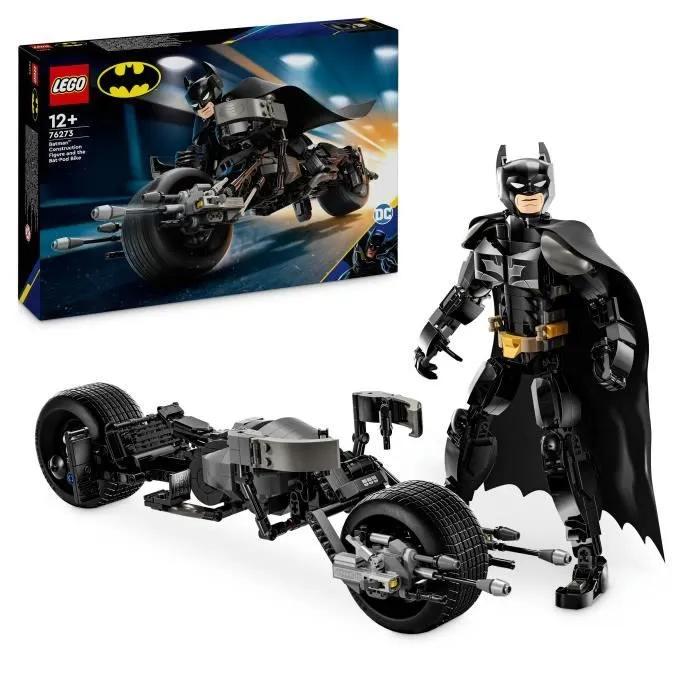 LEGO® DC Batman 76273 La figurine de Batman à construire et la moto Bat-Pod-0