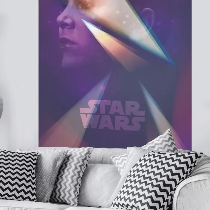 Poster géant - Star Wars - Princesse Leia - H 200 x L 120 cm - Intissé - Décoration murale-0