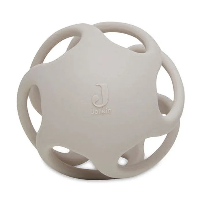 Anneau de dentition Balle Silicone Silicone Nougat - Jollein - Bébé-0