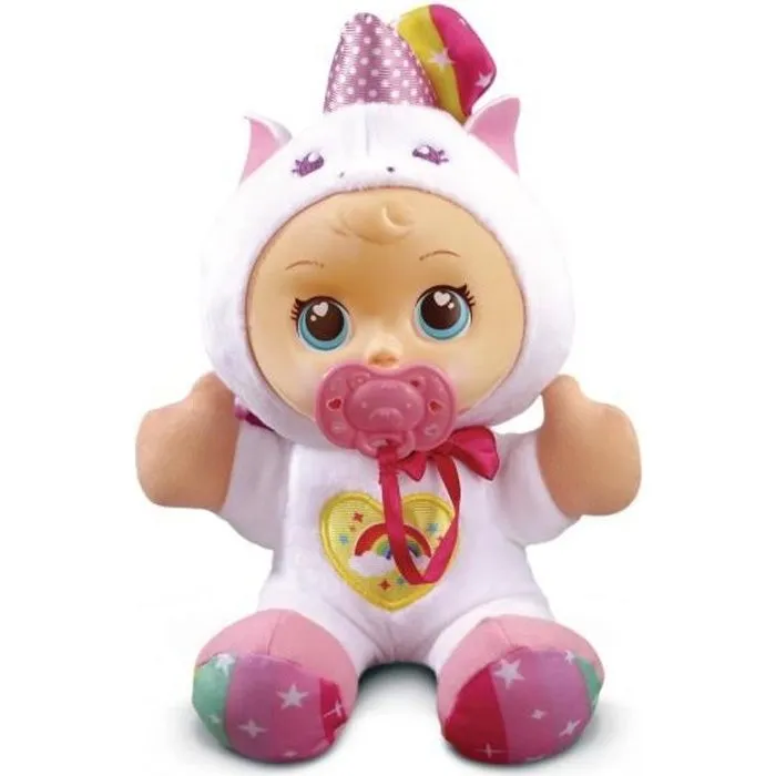 VTECH - Little Love - Paillette Licorne Arc-En-Ciel - Poupée Interactive-0