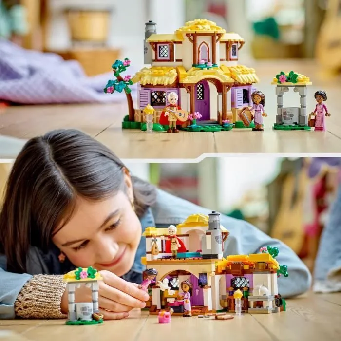 LEGO® Disney Wish 43231 La Chaumière d’Asha, Maison de Poupées avec Mini Poupées Asha, Sakina et Sabino et Figurine Star-5