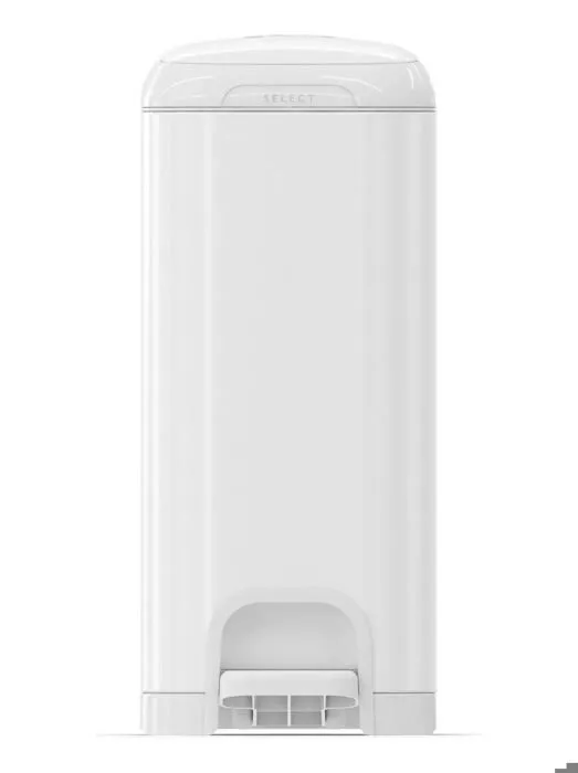 Poubelle À Couches SELECT Blanche (inclus 1 Recharge Jumbo Octo Anti-Odeurs)-2