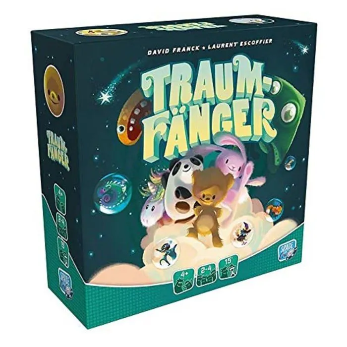 Jeu de societe - jeu de plateau Asmodee - SCOD0048 - Attrape-reves, Jeu Familial, Jeu d'enfant, Allemand.-0