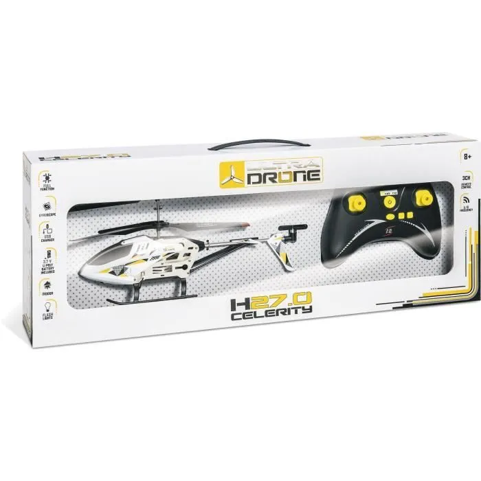 MONDO MOTORS - Hélicoptère télécommandé - Ultradrone H27 Celerity - Longueur 27cm-3