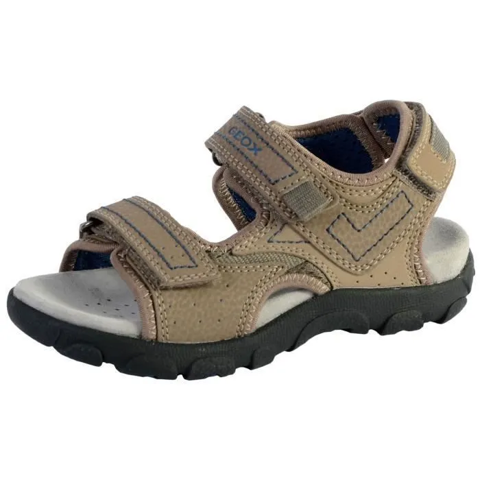 Sandales Geox  Garçons J S. Strada A - Wax.Syn2+PR.DBK - LT Beige/Avio-0