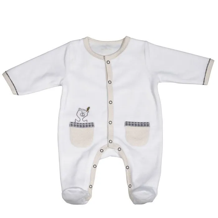 Pyjama bébé à manches longues-0