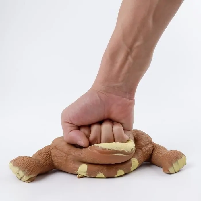 MONKEYMAN : Jouet Figurine Gorille Singe Élastique et Déformable Anti-Stress-2