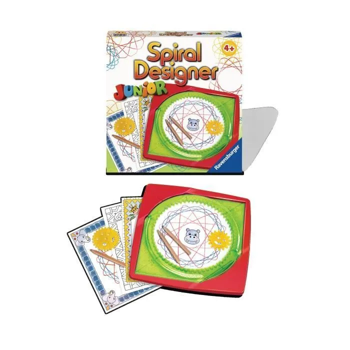 Junior Spiral Designer - Ravensburger - Dessins enfants - Mandala en spirale - dès 4 ans - Vert-4