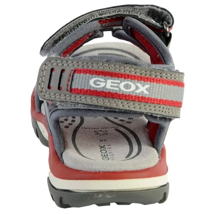 Sandales Garçon - Geox - Borealis - Gris - Scratch - Confortable-2