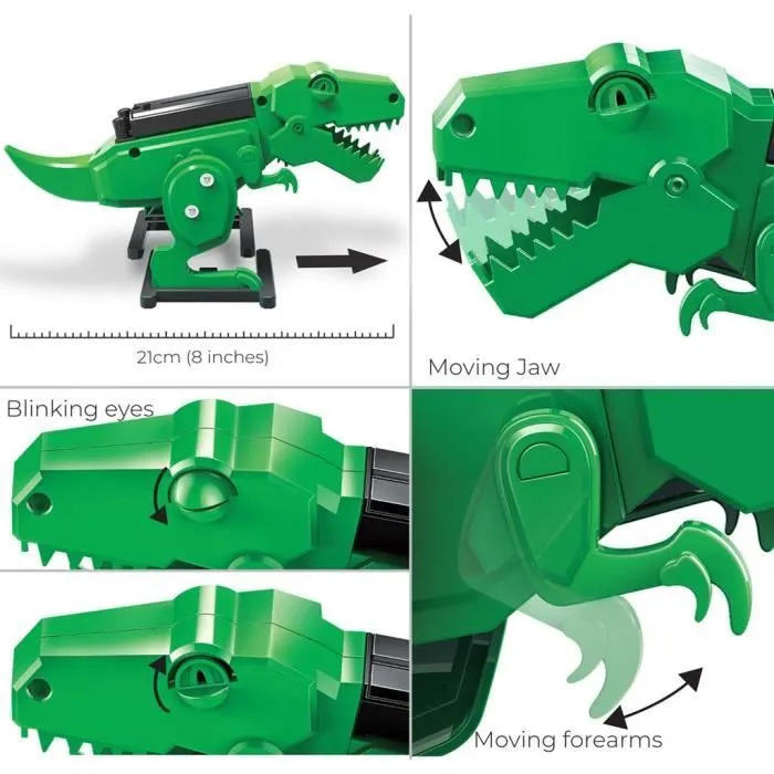 Jouet - 4M - ROBOT T-REX - Vert - Intérieur - Piles - Enfant - Mixte-2