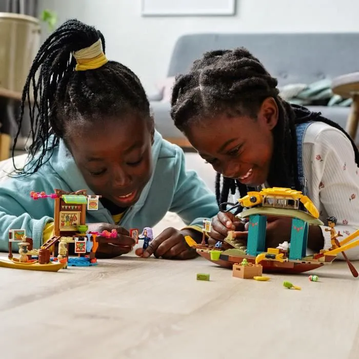 LEGO® Disney Princess 43185 Le bateau de Boun, Film Raya et Le Dernier Dragon Mini-figurine et Jouet pour Enfant de 6 ans et +-3
