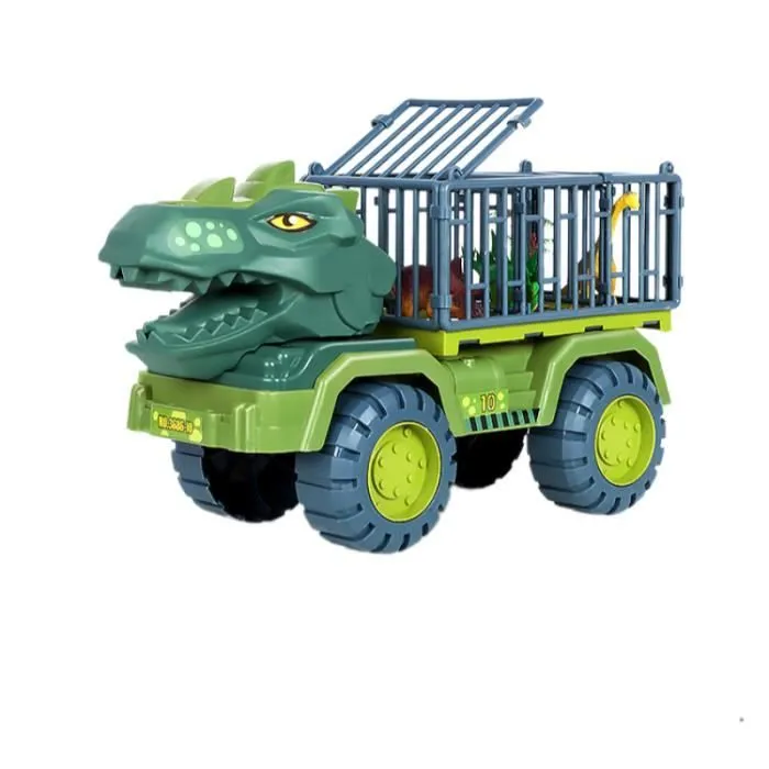 Jouet - AYUQI - Dinosaure Camion Transporteur - 3 Mini Dinosaures - Cadeau Garçons-3