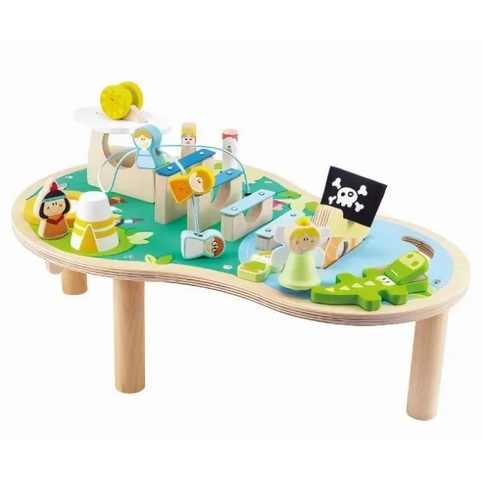 Table à musique en bois Sevi Magic Island 56 cm - 16 pièces - Mixte - Blanc-0