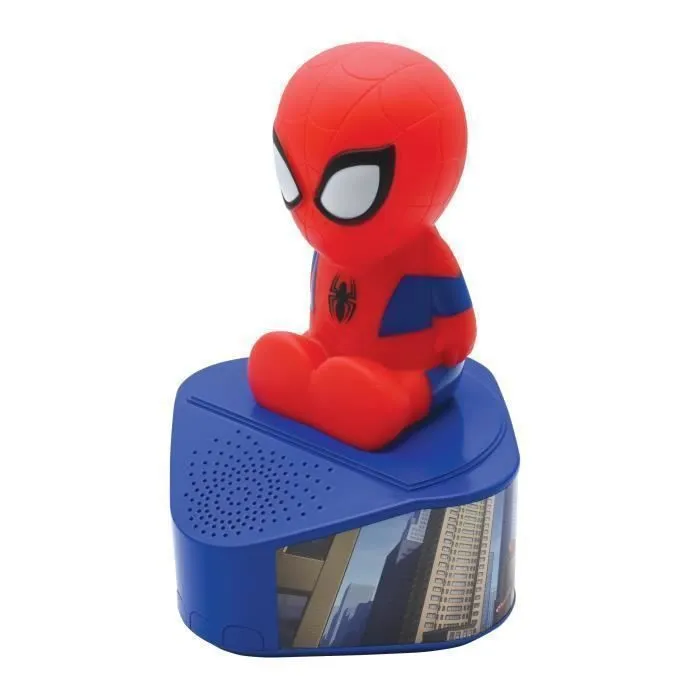 Enceinte Bluetooth - Spiderman - Figurine lumineuse - Multicolore - Port USB - Port type C-1